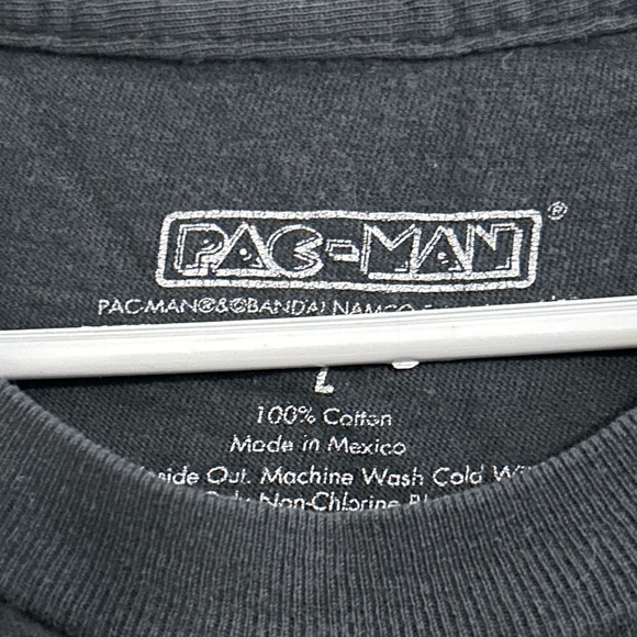 Black Pac-Man Graphic T Shirt - Picture 3 of 8